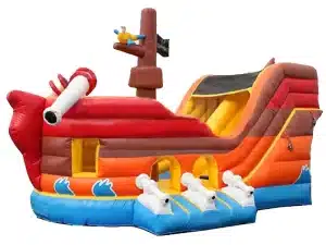 Pirate Ship Inflatable Slide